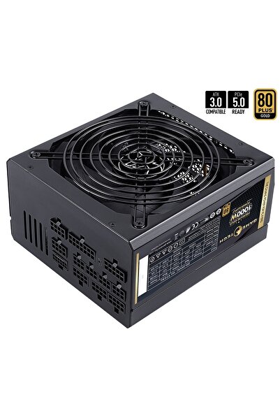 GAMETECH GTP-1000 1000W 80+ GOLD FULL MODULER PCI-E 5.0 PROFESYONEL POWER SUPPLY PC GÜÇ KAYNAĞI