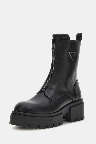 Guess Logo Zippered Thick Sole Leila Women's Boots