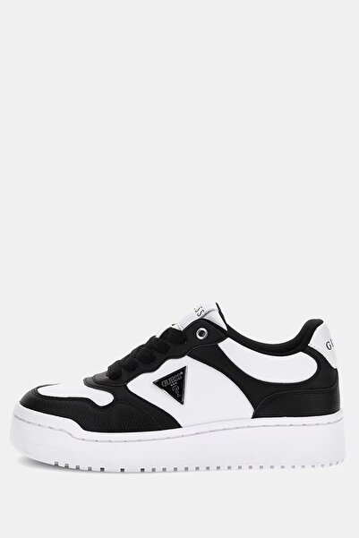 Guess Pantofi cu talpă groasă cu logo Miram4 FLJMR4ELE12 PANTOF FLJMR4 ELE12 WHBLK