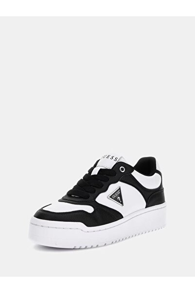 Guess Pantofi cu talpă groasă cu logo Miram4 FLJMR4ELE12 PANTOF FLJMR4 ELE12 WHBLK