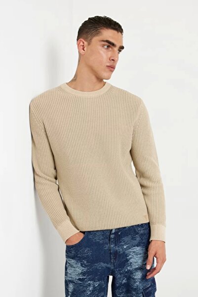 Guess Erkek Rib Örgü Kazak