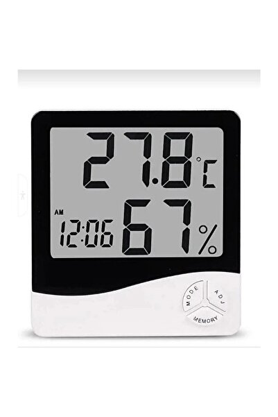 Sabır Derece Termometre Isı Nem Mini Dijital Termometre Nem Ölçer Oda Sıcaklı...