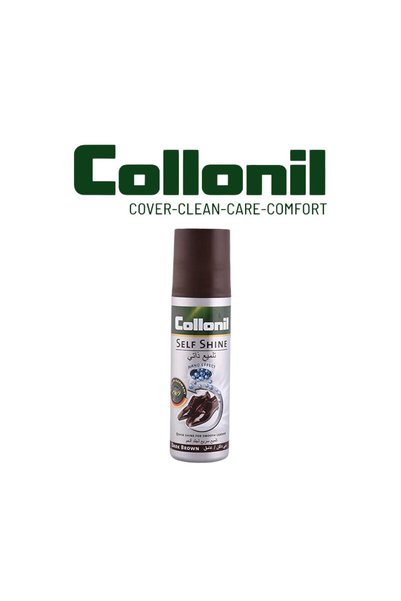 Collonil Self Shine Shoe Polish Dark Brown, 100ml – Instant Shine and Leather...