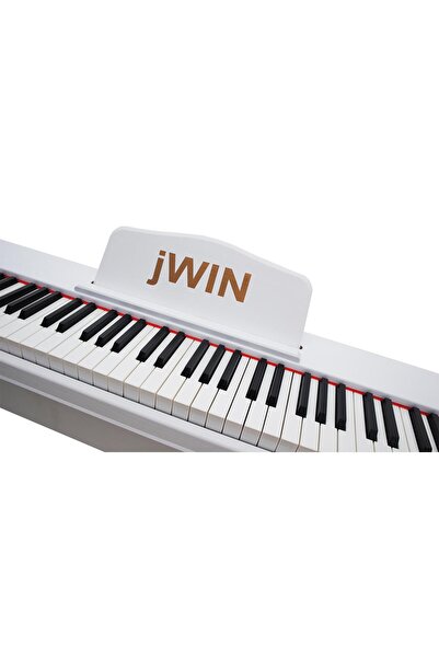 JWIN SDP-88 Tuş Hassasiyetli 88 Tuşlu Dijital Piyano - Beyaz