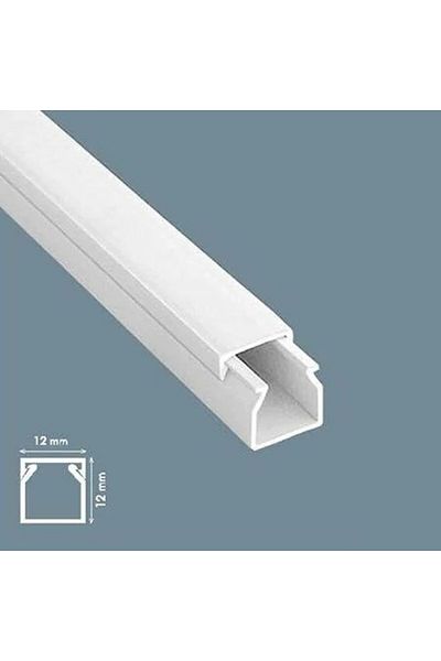 Mutlusan Canalex 12X12 Non-Adhesive Cable Duct 250 Meters