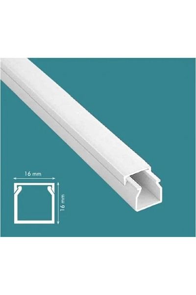 Mutlusan Canalex 16X16 Non-Adhesive Cable Duct 250 Meters