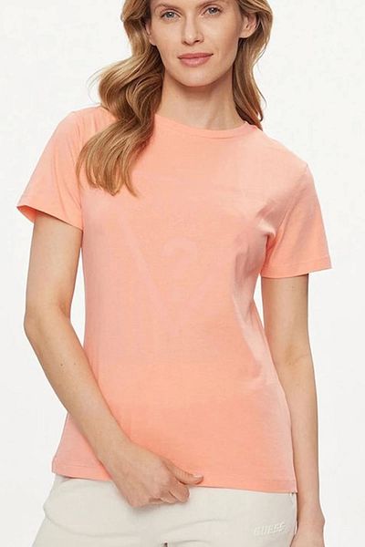 Guess Γυναικείο μπλουζάκι Adele Ss Coral
