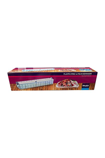 Palex Plastik Streç Film Folyo Dispenseri Aparatı Kesici - 45 Cm. - 300 Metre...