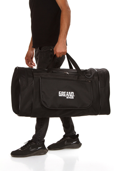 GreandBags 2 Lİ SİYAH SEYAHAT ÇANTASI 4 BÖLMELİ ÇANTA SPOR ÇANTASI BÜYÜK BOY VALİZ
