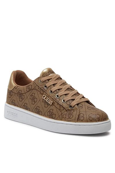 Guess Beckıe női bézs barna tornacipő Fl7bkıfal12-beıbr