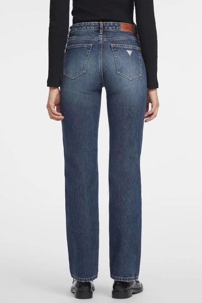 Guess GJ G08 MID RISE STRA Kadın Mavi Jeans W4YA98D5FC1-GJEW