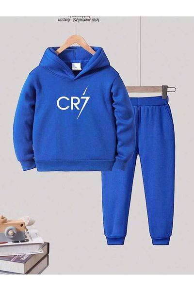 BENROMA Cr7 Printed Unisex Kids Tracksuit Set - Oversize Fit