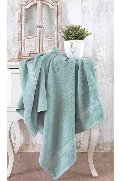 neşe home collection Ανοιξιάτικη Πετσέτα Μπάνιου Μέντα 90x150