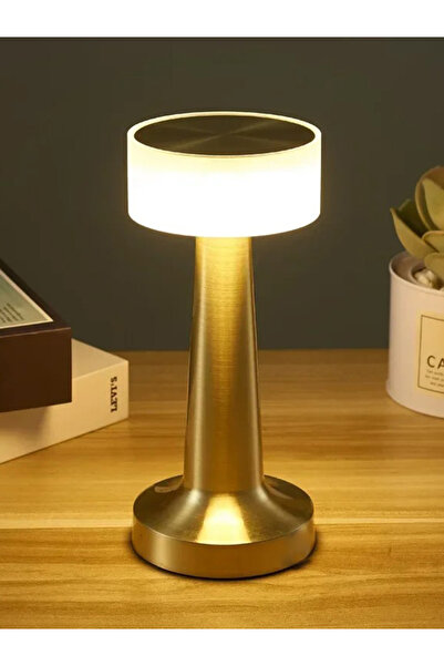 Hero Led HL-5412 İnci Şarjlı Dekoratif Dokunmatik Masa Lambası 3 Renk Modlu