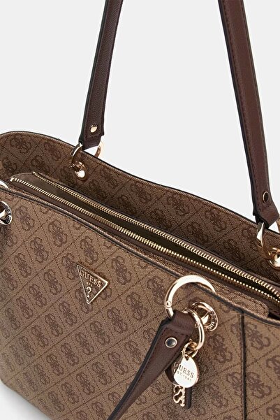 Guess NOELLE TOTE Geantă de umăr maro pentru femei HWBG7879250-LGW