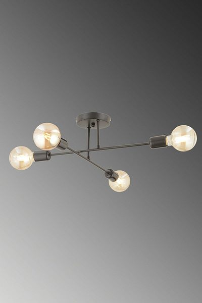 Lambadar Quadruple Acrobat Tower Model Plafonier Ceiling Mounted Octopus Chandelier