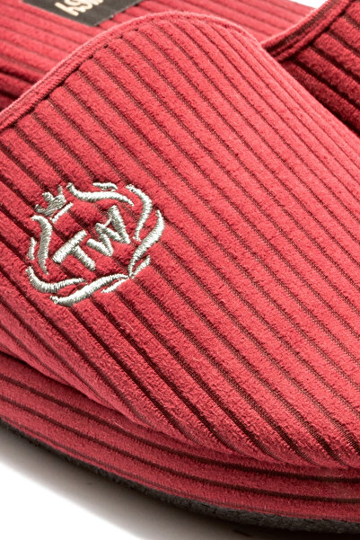 Twigy Men's House Slippers - Muted Claret Red 41/46