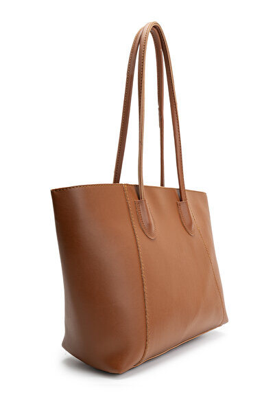 minebag Τσάντα ώμου Tan Faux Leather Elena