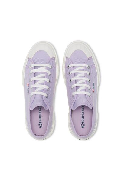 Superga 2630 Stripe Unisex Lila Bileksiz Sneaker