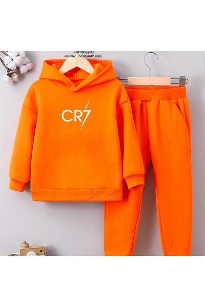 BENROMA Cr7 Printed Unisex Kids Tracksuit Set - Oversize Fit