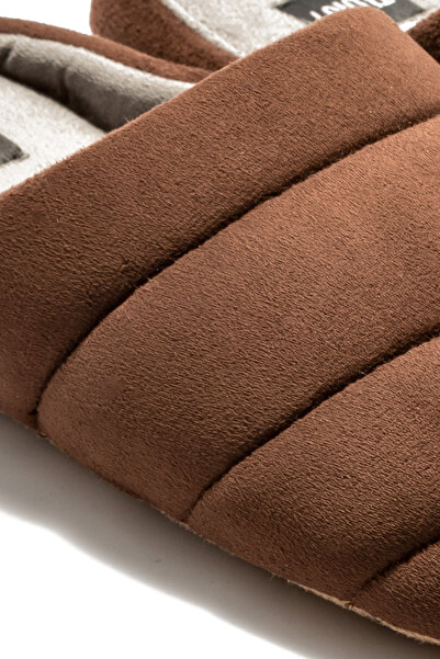 Twigy Adamo Erkek Ev Terliği Sessiz Taban Kahve Füme 41/46