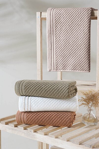 neşe home collection Valeron 50X90 Set of 4 Hand & Face Towels