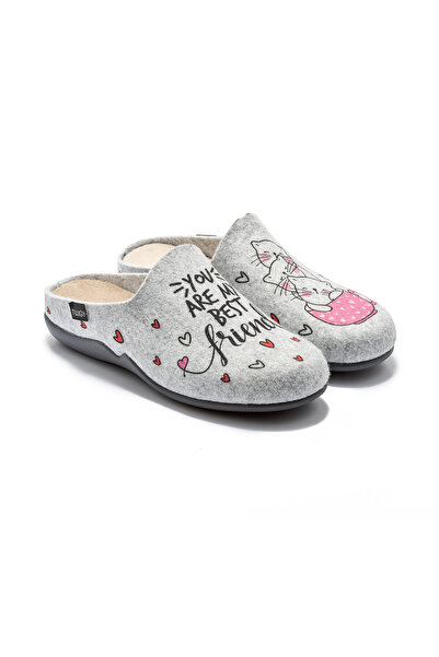Twigy Сиви дамски домашни пантофи Best Friend - размер 36/41