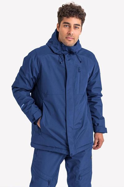 Lescon 23ktep001052ıng Мъжко водоустойчиво палто индиго 23k-1052