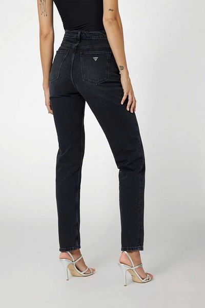 Guess Mom Jean Women's Black Jeans W2Ya21D4Qd1-Aubk