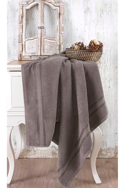 neşe home collection Ανοιξιάτικη Πετσέτα Μπάνιου Καφέ 90x150