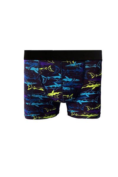 Pacman Ανδρικό Μαύρο Μπόξερ Σετ 3 Lycra # premiumharlow