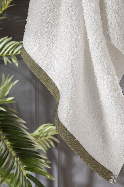 neşe home collection Rosa 2-Piece Bath Towel Set Cream