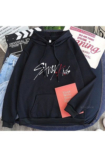 Pink Sky Stray Kids Hooded Hoodie