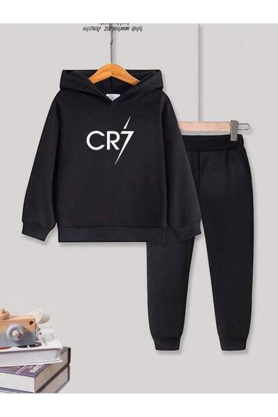 BENROMA Cr7 Printed Unisex Kids Tracksuit Set - Oversize Fit