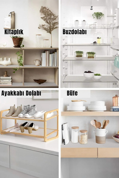 wise tree 10 Metre Şeffaf Raf Örtüsü Dolap Ve Çekmece Içi Kaymaz Kaydırmaz Örtü-45x10 Mt