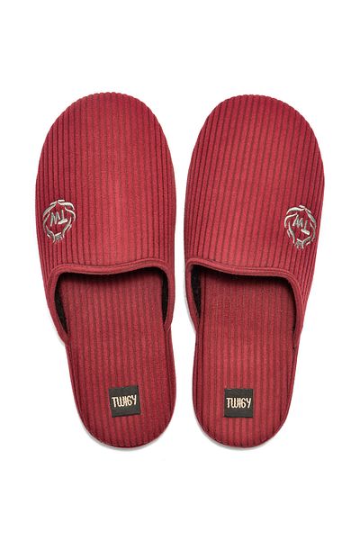 Twigy Ανδρικές παντόφλες σπιτιών - Muted Claret Red 41/46