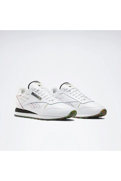 Reebok Pantofi sport albi unisex din piele clasică