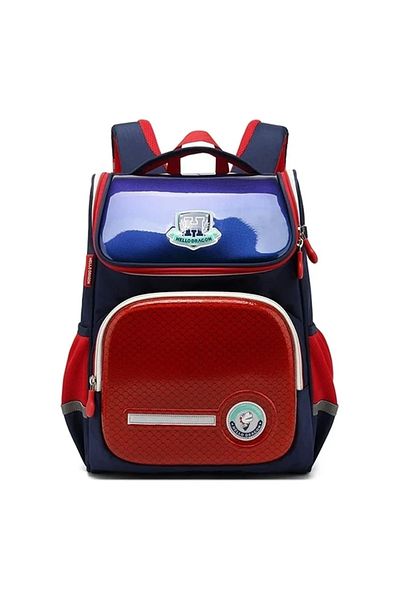 Ceren Hello Dragon School Bag - Model 5 Red