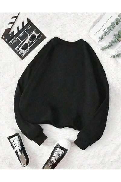 FAVORİST Hanorac Positive Printed Crew Neck (SOFT).