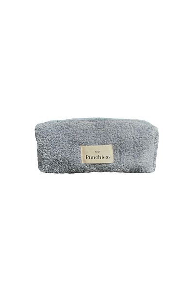Punchiess Smoke Blue Plush Pencil Case