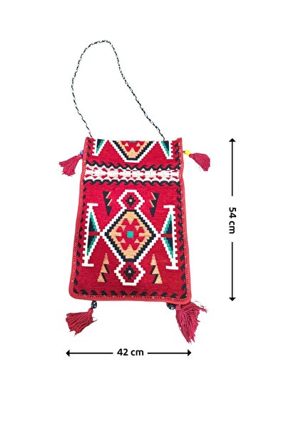 Zaytoon 54*42 Büyük Hacmi Geleneksel Nakışlı El Çantası K00008