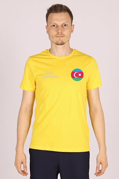 Pratik Medikal تي شيرت أصفر 103 تيسيلي هيلب برقبة دائرية للجنسين