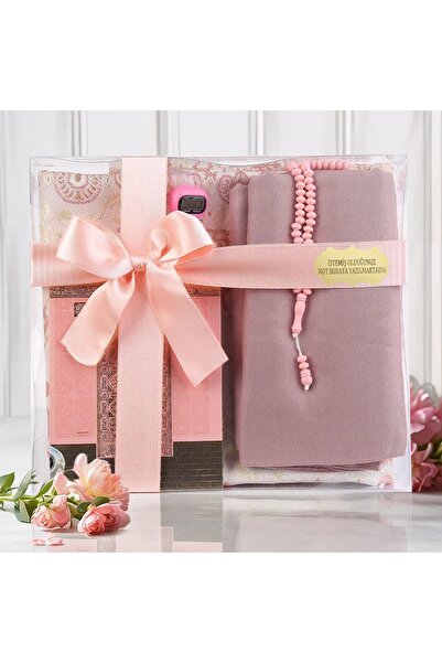 İkranur Ekonomik Çanta Boy Yasin, Seccade, Tesbih, Zikirmatik, Süslemeli Aset...