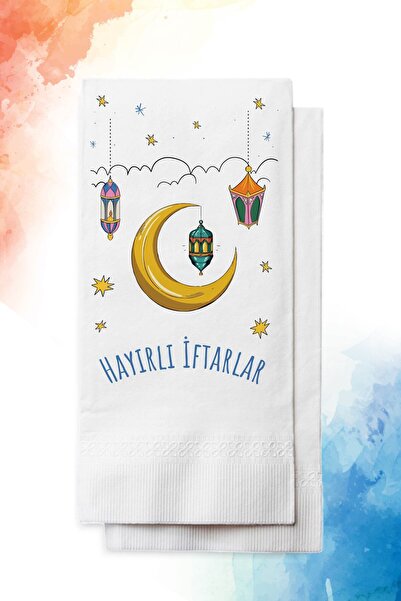nna tasarım 20 Adet Hayırlı Iftarlar Ramazan Peçete(P85-20)