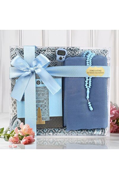İkranur Ekonomik Çanta Boy Yasin, Seccade, Pamuklu Şal, Tesbih, Zikirmatik, S...