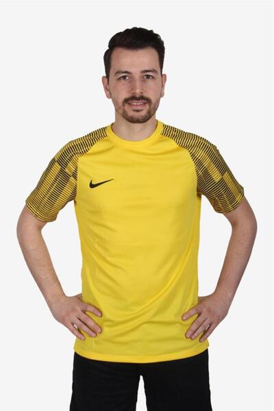 Nike Κίτρινο ανδρικό μπλουζάκι Dri-Fit Academy DH8031-719