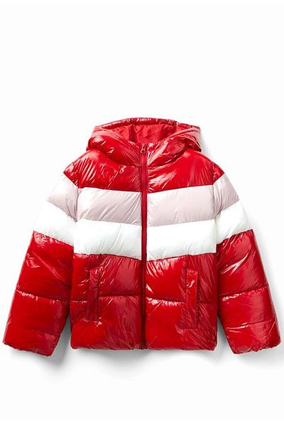 United Colors of Benetton Girl's Shiny Pufa Coat 223A2O3ACN02P