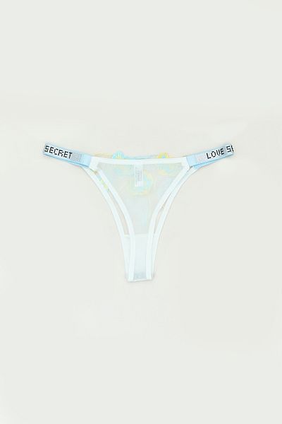 Fulla Moda Set sutien căptușit cu pietre și broderie florală