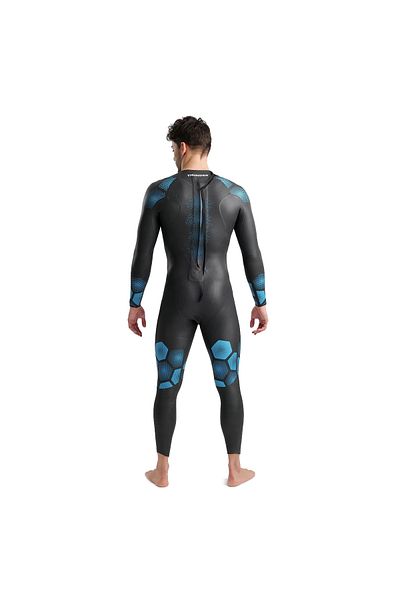 ARENA Powerskin Thunder Wetsuit Men's Black Racing Swimsuit 005631510