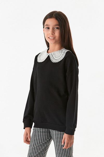 Fulla Moda Βρεφική μπλούζα γιακά κοριτσιού - Βασικό μοντέλο